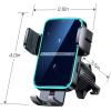 imageJOYROOM Wireless Car Charger MountDual Coil Car Phone Holder Charger with Auto Smart Clamping Alignment for iPhone 16 Pro Max 15 14 13 12 11 Pro Max Samsung Flip Galaxy S24S24S2221Ultra