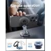imageJOYROOM for MagSafe Car Mount 360 Rotation ampamp Strong Magnet Magnetic Phone Holder for Car AllMetal Ultra Magnetic Car Phone Holder Fits iPhone 1616 Pro16 Pro Max 15 14 13 ampamp MagSafe CaseSpace Gray