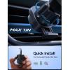 imageJOYROOM for MagSafe Car Mount Charger Fan Cooling 15W Fast Wireless Car Charger Mount iPhone Magnetic Car Phone Holder Fit iPhone 16Pro Max Plus Mini15141312Silver