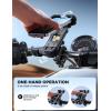 imageMotorcycle Phone Mount Holder  2024 New Bike Phone Holder 7 Inch Big Phone Thick Case Friendly Bicycle Mount UltraStableampampQuick Lock Handlebar Phone Mount Clamp for All iPhone ATV Scooter EBike
