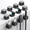 image12 Pack Magnetic Cable Management Clips Phone Electric Charging Cord Holder Desktop Cord Organizer Adhesive Cable Organizer Keeper for Home Kitchen Office Desk Outdoor Wall Car Bedroom Nightstand12pack