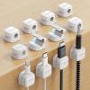 image12 Pack Magnetic Cord Holder Cord Organizer Cable Clip for Desk Management JOYROOM Smooth Adjustable Cable Clip Wire Holder Keeper Organizer for Home Office Desk Phone Car Wall Desktop Nightstand12Pack
