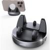 imageJOYROOM Car Phone Holder Adjustable Spring Design Dashboard Cell Phone Holder Compatible with Popsocket 360Rotatable ampamp Vertical 30Adjustable Phone Mount for Car SliverSilver