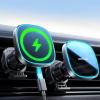 imageJOYROOM for MagSafe Car Mount Charger 15W Fast MagSafe Car Charger2024 Upgraded Magnet Hands Free Air Vent Magnetic Phone Charger Holder for iPhone 16 Plus Pro MaxiPhone 15 14 13 12 Pro MaxBlue