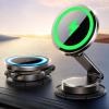 imageJOYROOM for MagSafe Car Mount Charger AllMetal 15W Fast MagSafe Car Charger Hands Free Magnetic Phone Charger Holder Dashboard for iPhone 16 Pro Max PlusiPhone 15 14 13 12 Pro Max Plus BlackDark Blue