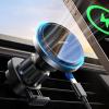 imageJOYROOM for MagSafe Car Mount Charger Fan Cooling 15W Fast Wireless Car Charger Mount iPhone Magnetic Car Phone Holder Fit iPhone 16Pro Max Plus Mini15141312Silver