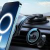 imageJOYROOM for MagSafe Car Mount Ultra Stable 3X Adhesion MultiAngle Rotated Magnetic Phone Holder for Car Dash Sturdy Metal Hook Vent Magnet Car Mount for iPhone ampamp Magsafe CaseSuction Cup