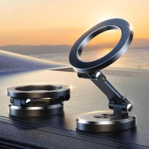 imageJOYROOM Fits iPhone 1616 Pro Max MagSafe Car Mount All Metal ampamp 360 Adjustment Magnetic Phone Holder for Car with N55 Strong Magnets Car Mount for iPhone 16 15 14 13 12 ampamp MagSafe Case ampamp All PhoneBlack