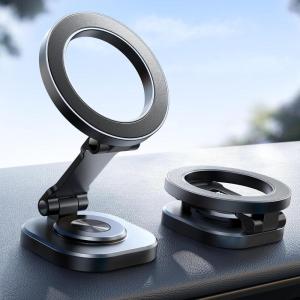 imageJOYROOM for MagSafe Car Mount 360 Rotation ampamp Strong Magnet Magnetic Phone Holder for Car AllMetal Ultra Magnetic Car Phone Holder Fits iPhone 1616 Pro16 Pro Max 15 14 13 ampamp MagSafe CaseBlack