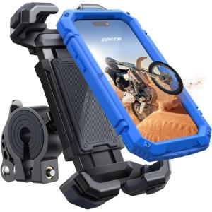 imageMotorcycle Phone Mount Holder  2024 New Bike Phone Holder 7 Inch Big Phone Thick Case Friendly Bicycle Mount UltraStableampampQuick Lock Handlebar Phone Mount Clamp for All iPhone ATV Scooter EBike