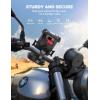 imageJOYROOM Motorcycle Phone Mount 2025 Upgrade Bike Phone Holder Mount Metal Tie Rod1s Auto Lock 150mph Wind AntiShake Bicycle EBike Scooter Accessories for iPhone 1615 Pro 477quot Cell PhoneBlack