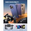 imageJOYROOM Motorcycle Phone Mount Holder  Dual Vibration DampenerNot Block Camera Bike Phone Mount Handlebar Motorcycle Bike Accessories for iPhone Samsung 477 Phones