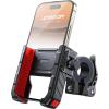 imageJOYROOM Motorcycle Bike Phone Mount Holder  Bicycle Handlebar Cell Phone Mount  Stroller Scooter Phone Clip for iPhone Samsung Galaxy 477 SmartphonesRed