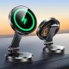 imageJOYROOM for MagSafe Car Mount Charger with Rotatable Charging Panel 15W Fast Charging Magnetic Phone Holder Dashboard Wireless Charger for iPhone Car Mount for iPhone 1615141312 Pro Max PlusBlack