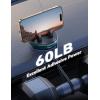 imageJOYROOM Car Phone Holder with 360 Adjustable ampamp Avoid Sun Glare Antislip Spring Snap Design Dashboard Cell Phone Holder Phone Holders for Your Car Compatible with Pop Grip Smartphones GPS DevicesBlue