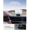 imageJOYROOM Car Phone Holder with 360 Adjustable ampamp Avoid Sun Glare Antislip Spring Snap Design Dashboard Cell Phone Holder Phone Holders for Your Car Compatible with Pop Grip Smartphones GPS DevicesBlue