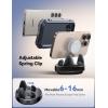 imageJOYROOM Car Phone Holder with 360 Adjustable ampamp Avoid Sun Glare Antislip Spring Snap Design Dashboard Cell Phone Holder Phone Holders for Your Car Compatible with Pop Grip Smartphones GPS DevicesBlack