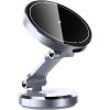 imageJOYROOM for MagSafe Car Mount Charger with Rotatable Charging Panel 15W Fast Charging Metal Magnetic Phone Holder Dashboard Wireless Charger for iPhone Car Mount for iPhone 1615141312Metallic White