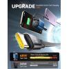 image2025 UltraCompact Retractable Car Charger USB C 84W Car Accessories Adapter for iPhone 16 Fast Charging Car Travel Essentials Gifts for Women Men Car Phone Charger for iPhone 16e 15 Pro Max BlueBlue