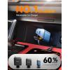 image2025 UltraCompact Retractable Car Charger USB C 84W Car Accessories Adapter for iPhone 16 Fast Charging Car Travel Essentials Gifts for Women Men Car Phone Charger for iPhone 16e 15 Pro Max BlueBlue