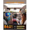 image2025 UltraCompact Retractable Car Charger USB C 84W Car Accessories Adapter for iPhone 16 Fast Charging Car Travel Essentials Gifts for Women Men Car Phone Charger for iPhone 16e 15 Pro Max BlueBlack