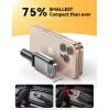 imageCar Charger USB C Fast Charging Retractable for iPhone 16 15 Pro Compact 75 Less Space 57W Fast Type C Car Charger Car Accessories Adapter for iPhone 16 15 Pro Max Samsung Galaxy S2524 AndroidGrey