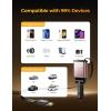 imageCar Charger USB C Fast Charging Retractable for iPhone 16 15 Pro Compact 75 Less Space 57W Fast Type C Car Charger Car Accessories Adapter for iPhone 16 15 Pro Max Samsung Galaxy S2524 AndroidPink
