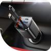 image2025 UltraCompact Retractable Car Charger USB C 84W Car Accessories Adapter for iPhone 16 Fast Charging Car Travel Essentials Gifts for Women Men Car Phone Charger for iPhone 16e 15 Pro Max BlueBlack