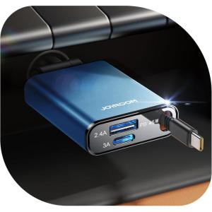 imageCar Charger USB C Fast Charging Retractable for iPhone 16 15 Pro Compact 75 Less Space 57W Fast Type C Car Charger Car Accessories Adapter for iPhone 16 15 Pro Max Samsung Galaxy S2524 AndroidBlue