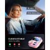 imageJOYROOM 81W Bluetooth 54 Car Adapter FM Transmitter PD ampamp QC 30 USB C Car Charger Cigarette Lighter Adapter HandsFree Calling Radio Support USB Drive Stronger Dual Mics ampamp HiFi Deep Bass SoundPink