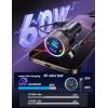 imageJOYROOM Bluetooth 54 FM Transmitter for Car 60W PD 30 Bluetooth Car Adapter Fast Charging with USB C Cable Cigarette Lighter Radio Music Adapter HandsFree Calling Light Control USB DriveBlack