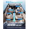 imageJOYROOM 6 Ports ampamp 204W Car Charger USB C Car USB Charger Multi Port Fast Car Charger Starlink Mini Car Adapter Cigarette Lighter Adapter for iPhone 16 Pro MaxiPadMacBook ProAir