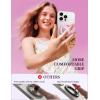 imageJOYROOM Magnetic Phone Grip Silicone Finger Loop Grip Stylish TwinkleGlitter Phone Grip for Magsafe for iPhone 16 Pro Max15 Pro Max141312 Series Pink