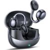 imageJOYROOM OE3 ClipOn Earbuds Wireless Open Ear Earbuds Headphones with Auto LR Recognition Omni Tap Control Immersive Sound and UltraLight 49g Fit Comfortable for Workouts and Daily UseBlackBlack