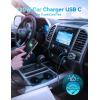 image120W Car Charger USB C PD 100W Type C Car Charger Upgrade UltraCompact iPhone 17 Charger for Car 3Port Cigarette Lighter Adapter for MacBook ProAir