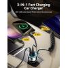 image2Pack 60W Fast Car Charger USB C PD ampampQC30 with 5ft 30W Type C Coiled Cable Car iPhone Charger Adapter Cigarette Lighter for iPhone 1615 Pro Max Plus Samsung S24S23 AndriodPixeliPad