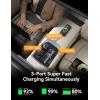 imageJOYROOM 175W USB C Car Charger Fast Charging 3Port Car Phone Charger PD100W45WUSB30W Type C Car Charger Adapter with 100W USBC Cable Compatible with iPhone 16 Pro Max16e Samsung iPad Laptop