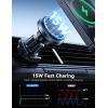 imageJOYROOM MagSafe Car Mount Charger Wireless Car Charger Mount Car Phone Holder Fit iPhone 15 14 13 12 Pro Max