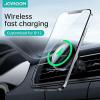 imageJOYROOM iPhone 12 Magsafe Charger Magsafe Wireless Qi 15W Holder Charger Rapid Smartphone Car Car Wireless Charger Magnet Just Place and Charge