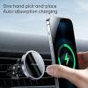 imageJOYROOM iPhone 12 Magsafe Charger Magsafe Wireless Qi 15W Holder Charger Rapid Smartphone Car Car Wireless Charger Magnet Just Place and Charge