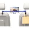 imageJOYROOM Car Tablet Holder Mount Extension Arm ipad Headrest Stand for Back Seat Tablet Car Mount for iPad Pro Air Mini Galaxy Tab Kindle Fire HD Switch OLED 4713quot DevicesPurple