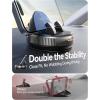 image:imageJOYROOM Car Phone Holder Mount 360 RotationThick Case Friendly Cell Phone Car Mount with Adjustable Spring Clip Universal Dashboard Phone Holder AntiSlip Silicone for iPhone BlackTitanium Black