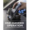 image:imageJOYROOM Car Phone Holder Mount 360 RotationThick Case Friendly Cell Phone Car Mount with Adjustable Spring Clip Universal Dashboard Phone Holder AntiSlip Silicone for iPhone BlackBlack