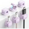 image:image12 Pack Magnetic Cord Holder Cord Organizer Cable Clip for Desk Management JOYROOM Smooth Adjustable Cable Clip Wire Holder Keeper Organizer for Home Office Desk Phone Car Wall Desktop Nightstand