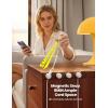 image:image8Pack JOYROOM Magnetic Cable Clips Organizer Cord 360 Rotatable Wire Keeper Holder with Strong Adhesive Nightstand Desk Cable Management Phone Charger Holder for Car Wall Home Office Accessories
