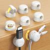 image:image8Pack JOYROOM Magnetic Cable Clips Organizer Cord 360 Rotatable Wire Keeper Holder with Strong Adhesive Nightstand Desk Cable Management Phone Charger Holder for Car Wall Home Office Accessories