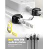image:image8 Pack JOYROOM Magnetic Cable Clips Organizer Cord 360 Rotatable Wire Keeper Holder with Strong Adhesive Nightstand Desk Cable Management Phone Charger Holder for Car Wall Home Office Accessories