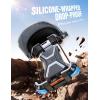 image:imageJOYROOM Bike Phone Holder Mount Avoid GlareFull Silicone Protection Phone Mount for Scooter Ebike Bicycle Handlebar Cell Phone Clamp for iPhone 17 16 15 Pro Max S26 More 477 PhonesBlack