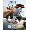image:imageJOYROOM Bike Phone Holder Hidden Tracker Storage Phone Holder for Bike 1S Auto Lock Motorcycle Phone Mount for Bike Bicycle Ebike Accessories Handlebar Phone Mount for All 5872 Cell PhonesOrange