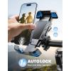 image:imageJOYROOM Bike Phone Holder Hidden Tracker Storage Phone Holder for Bike 1S Auto Lock Motorcycle Phone Mount for Bike Bicycle Ebike Accessories Handlebar Phone Mount for All 5872 Cell PhonesBlue